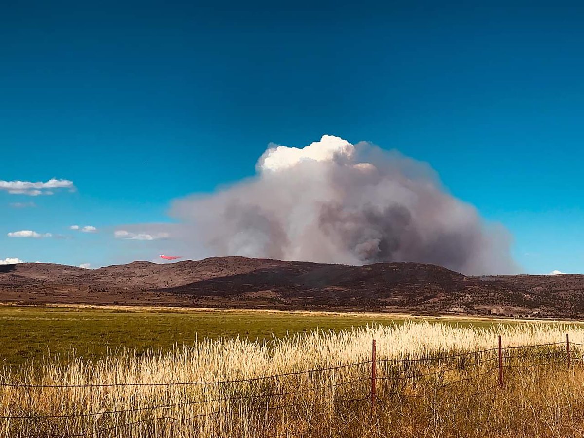 mofilly's tweet photo. #R1Fire Lassen County- 8/29/19 last update from inciweb- 1000 acres 10% contained- 📸 by Harley Elizabeth Clement #cafire https://t.co/8ytgjSGyfE