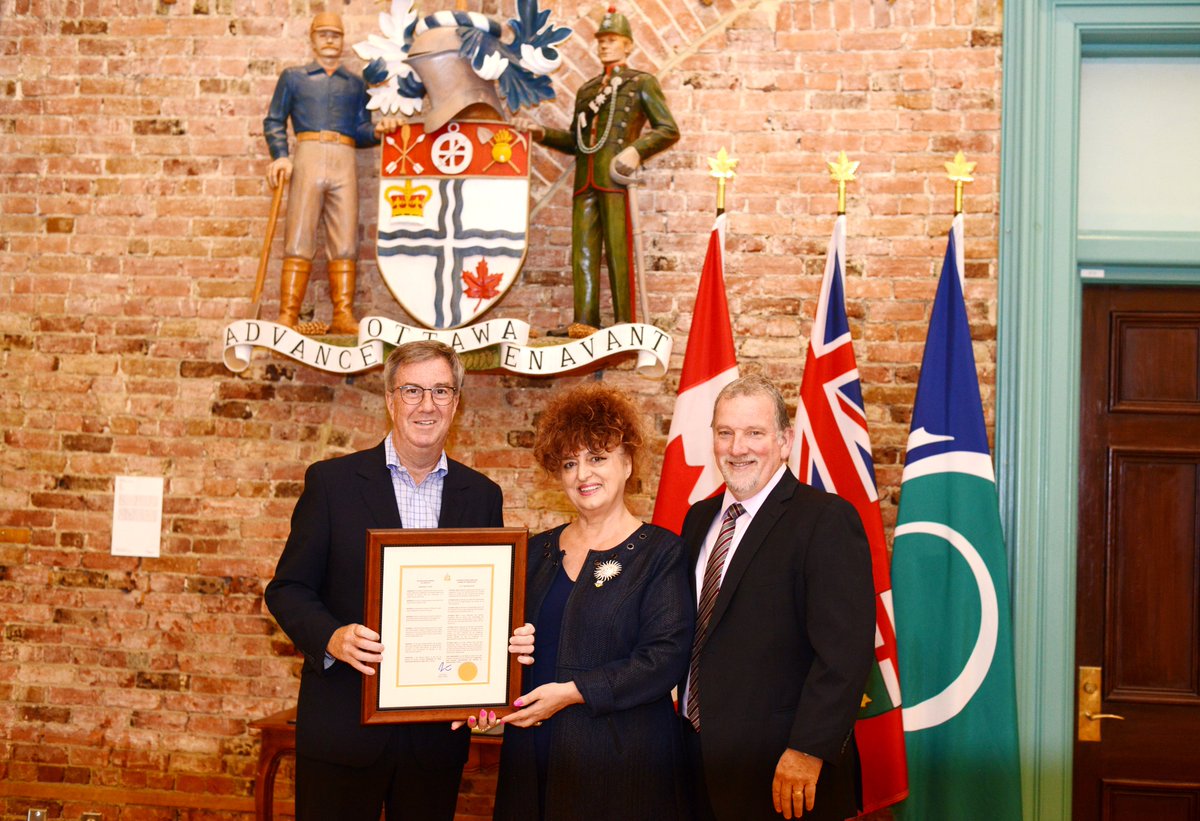 Proud to announce that @ottawacity has proclaimed, September 1st as #InternationalWomenInCyberDay @womenincyberday. Thank you @JimWatsonOttawa for signing the proclamation and @RimaAristocrat for accepting this honour on behalf @WomenCSSociety
#cybersecurity #womanincybersecurity