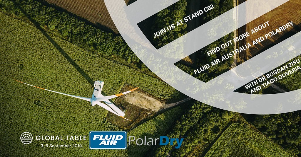 spraysystems's tweet photo. @globaltable_aus starts next week! Join Bogdan Zisu and Tiago Oliveira at booth #C02 to find out more about Fluid Air Australia and the amazing PolarDry technology. https://t.co/xnL7hFe1kd