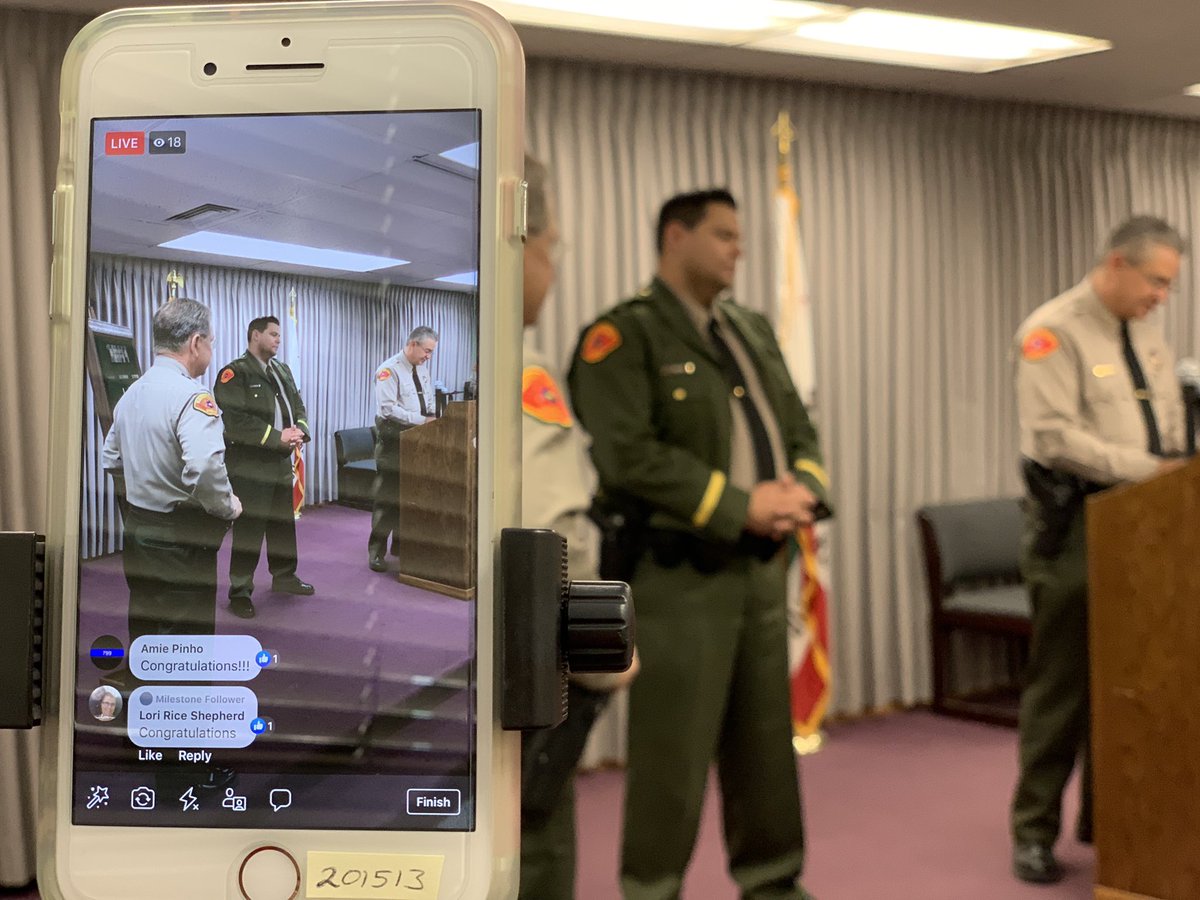 KernCoSheriff's tweet photo. Congratulations to all twelve promotees recognized today at Kern County Sheriff’s Office.
The KCSO Promotion Ceremony had great moments, you can see more photos on Facebook or Instagram.
#kcso #promotions #congratulations #deputy #lawenforcement #honor #service #joinkcso https://t.co/Wrl9fCrbK0