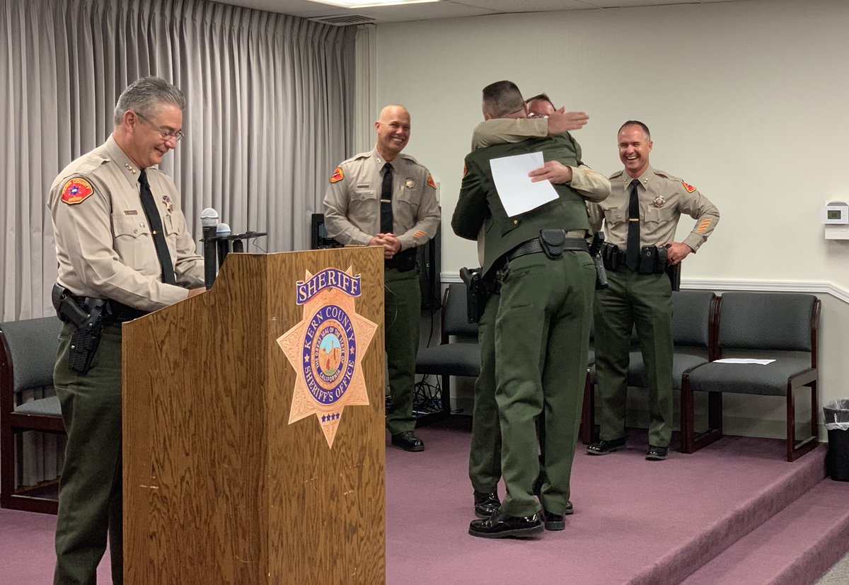 KernCoSheriff's tweet photo. Congratulations to all twelve promotees recognized today at Kern County Sheriff’s Office.
The KCSO Promotion Ceremony had great moments, you can see more photos on Facebook or Instagram.
#kcso #promotions #congratulations #deputy #lawenforcement #honor #service #joinkcso https://t.co/Wrl9fCrbK0