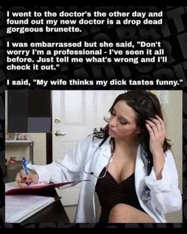 FunnyGotdamn's tweet photo. Please see a doctor if you find any abnormalities in your health
.
.
.
.
#funnyasshit #gotdamn #memesfordays #laughingreallyhard #laughinginmycubicle #lookleftlookright #stilllaughing #peoplelookinhatmewerid #faceallred #andshit #okitstimetohideinahuddleroom #lookatthemtoes … https://t.co/FPd8LCIfOn