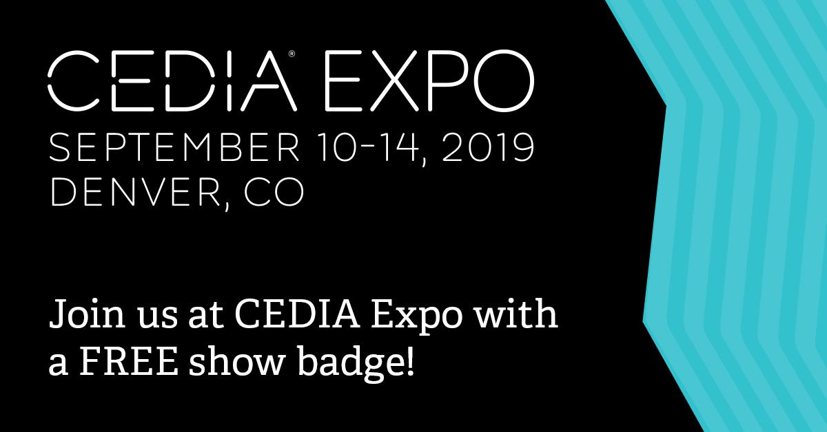 InnoTechToday's tweet image. Join Us as our guest at @CEDIAExpo  Visit us in booth #4337.  Use Promo Code ITT2019 for a FREE Expo Hall Badge! Click to register today! 

buff.ly/2H3SCNC

#ResTech #ResTechToday #Tech #ResidentialTech #SmartHome #AI #SmartDevice #Connected #SmartHomes #Denver #CEDIA