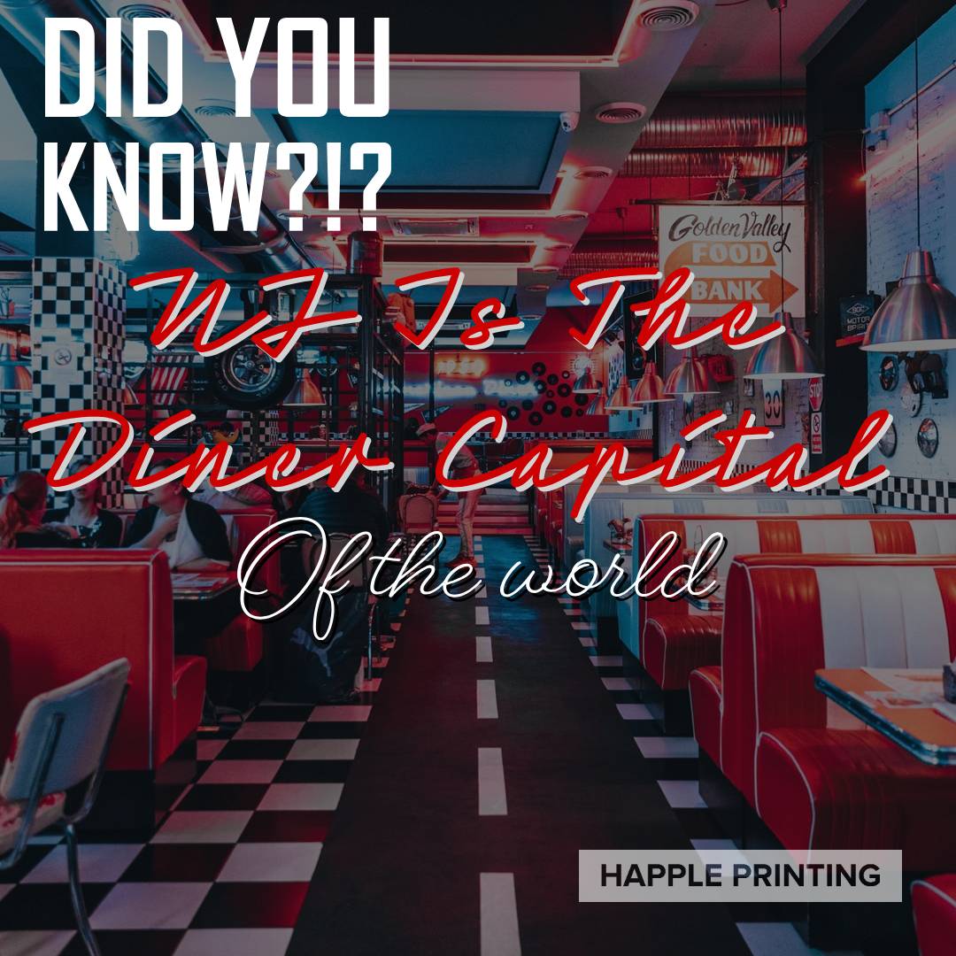 HapplePrinting's tweet photo. Did You Know?!?: New Jersey is considered the โDiner Capital of the Countryโ with an estimated 525 diners. Appreciate the little things about where you live, you'd miss them if they weren't there.
#FunFacts #Trivia #NJTrivia #PrintersWhoCare #DidYouKnow #TheMoreYouKnow https://t.co/rqOCyLPtDA
