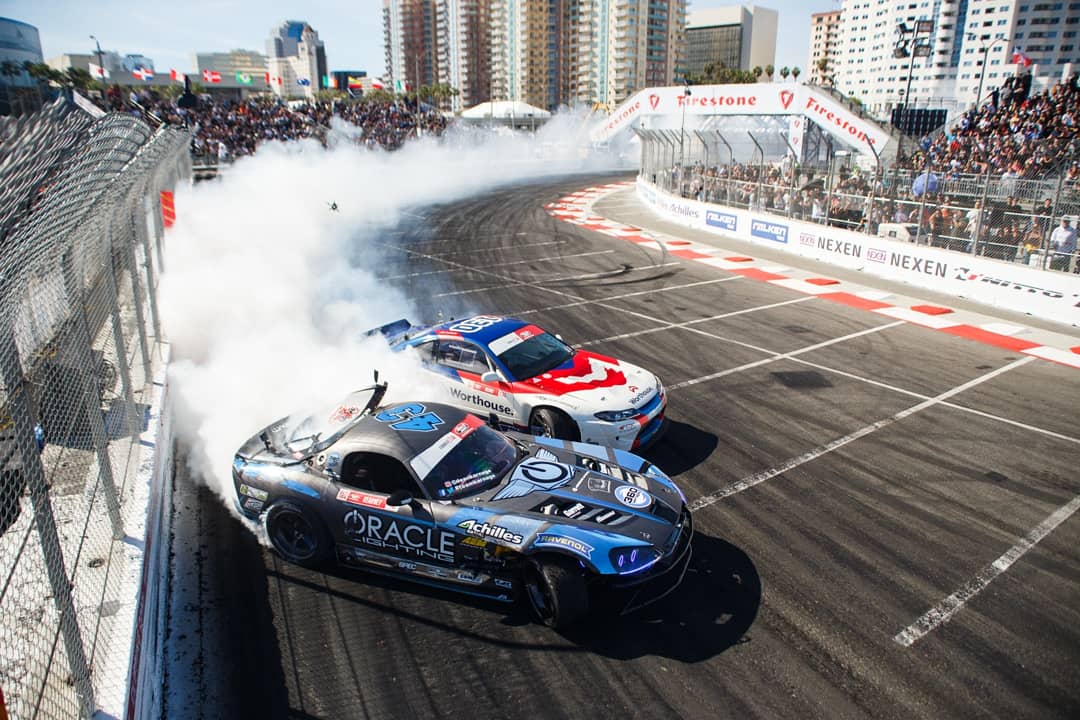 hpsperformance's tweet photo. #TBT Throwback to #FormulaD RD 1 in Long Beach
#hpsperformance
#buildsomethingamazing
#formuladrift #fdlb #toyotasupra #supra #a80 #mk4supra #jza80 #dodgeviper #srt10 #2jzgte #2jz #srtviper #bmwe46 #e46m3 #e46coupe #m3 #vipersrt10 #dodge https://t.co/LOMfOcujCk