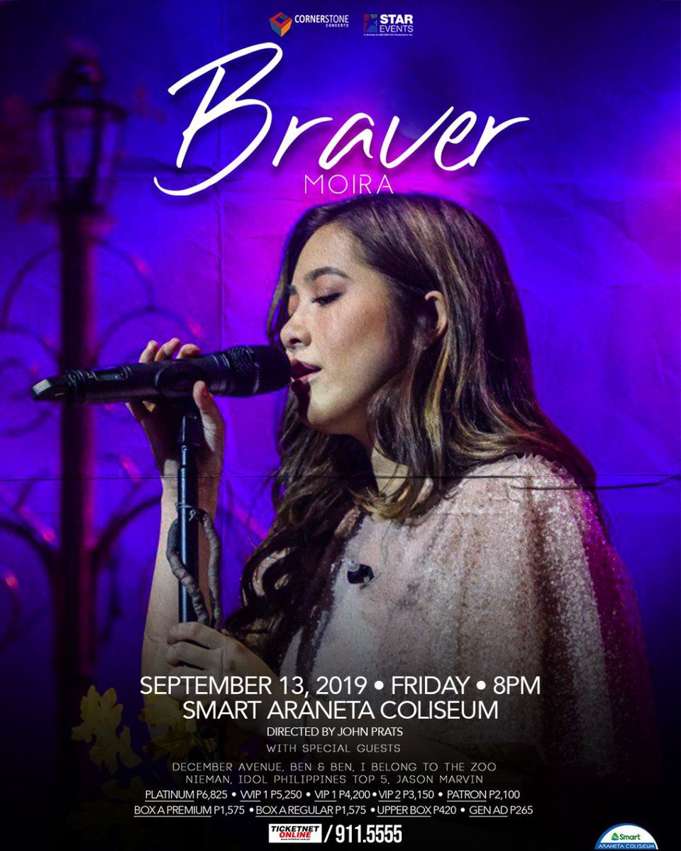 heyitsmebulak's tweet photo. Let's all watch BRAVER MOIRA, on September 13, 8pm at the Smart Araneta Coliseum. Hope to see you there!

 For tickets :
https://t.co/yXPbnflBmr or call 911-5555. You may also call Justine at 0917 805 8526 or Ane at 0939 202 9554 

https://t.co/21v7j3CaGH https://t.co/5T85oJjuoW https://t.co/lFZ0owomE3