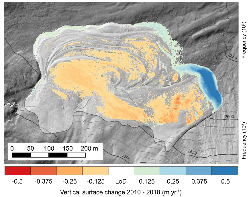Geosciences_OA's tweet photo. Rock Glacier Kinematics in the Kaunertal, Ötztal Alps, Austria 
👉https://t.co/wEwJuYNuDQ
#rock_glaciers; #surface_kinematics; #morphometry https://t.co/fboyfSE9eU