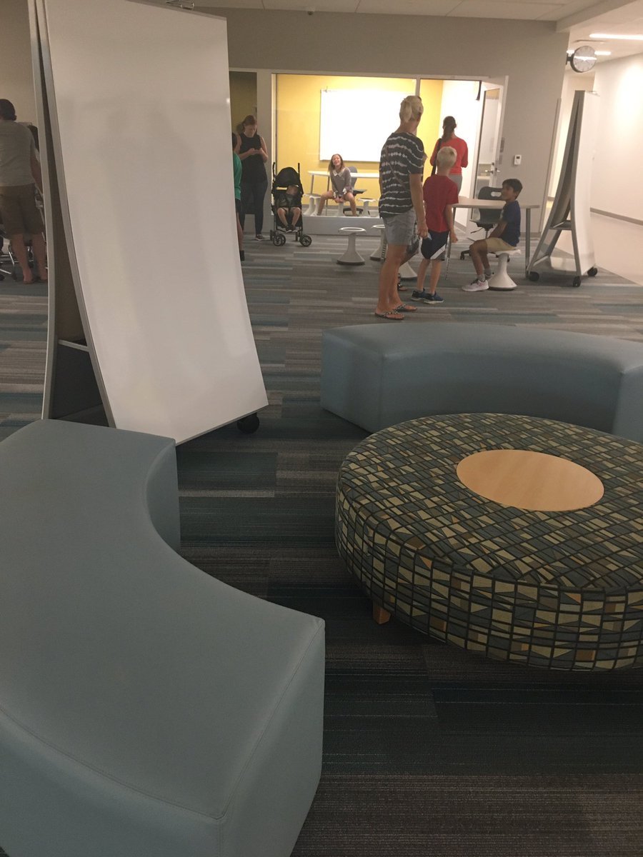 Richfieldbranch's tweet photo. Loving the common/creative learning areas at new Bath School @RevereLocal @BathElementary. #mywishlist #bigclass #conferencerooms #flexspace https://t.co/4N9tvvMhAo
