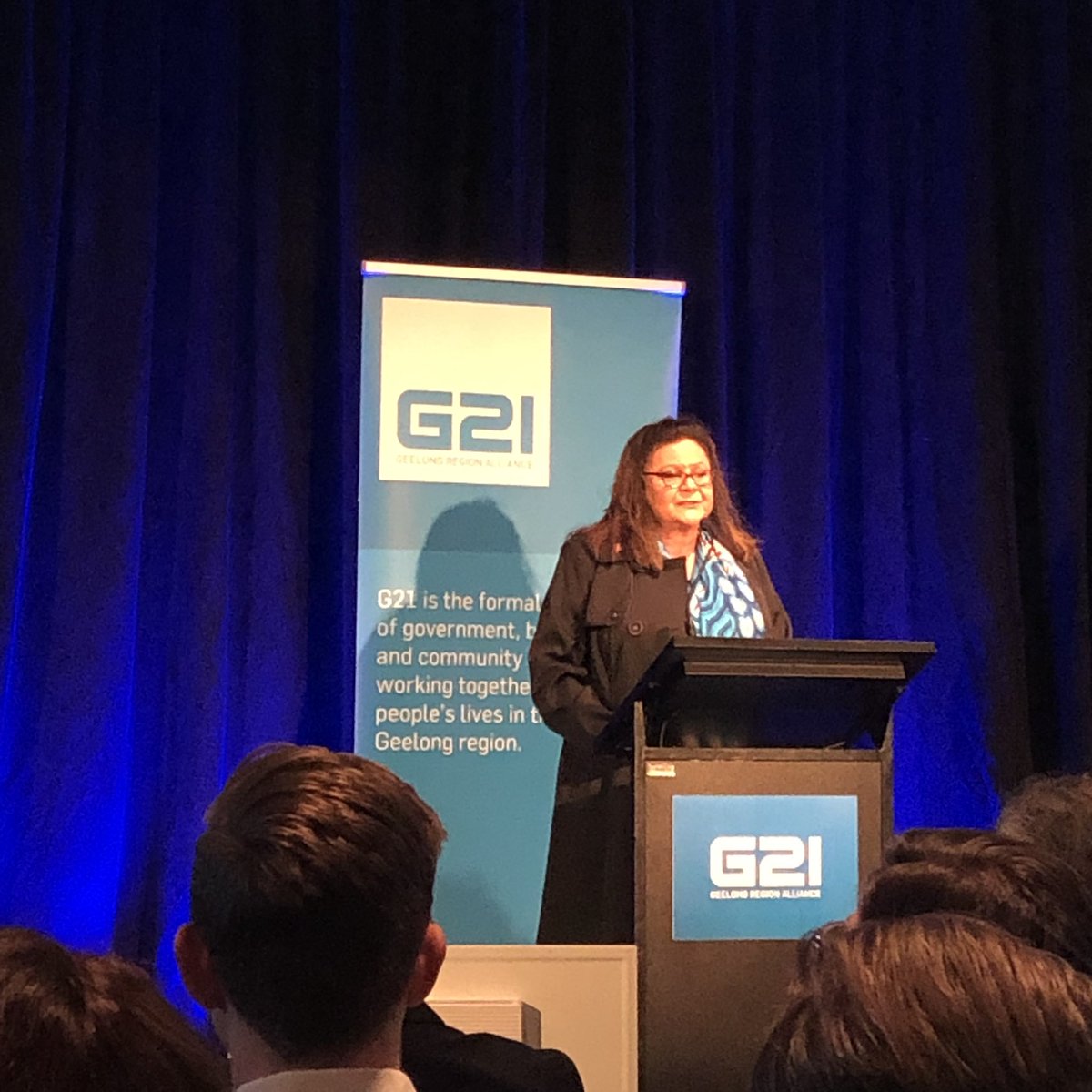 Wonderful, confronting, inspirational  to hear from <a href="/JillGallagherAO/">Jill Gallagher AO</a> on the history of her people and her work as the Victorian Treaty Advancement Commissioner.