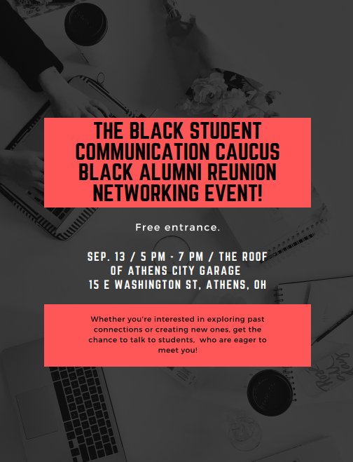 OU_BSCC's tweet photo. GET READY: Friday September 13th! Live DJ, good food, drinks, and conversation all on the top of the Athens City Garage 🎊

#OUBAR19 #hOUme19  #OUBSCC https://t.co/FpxJj4TtOe