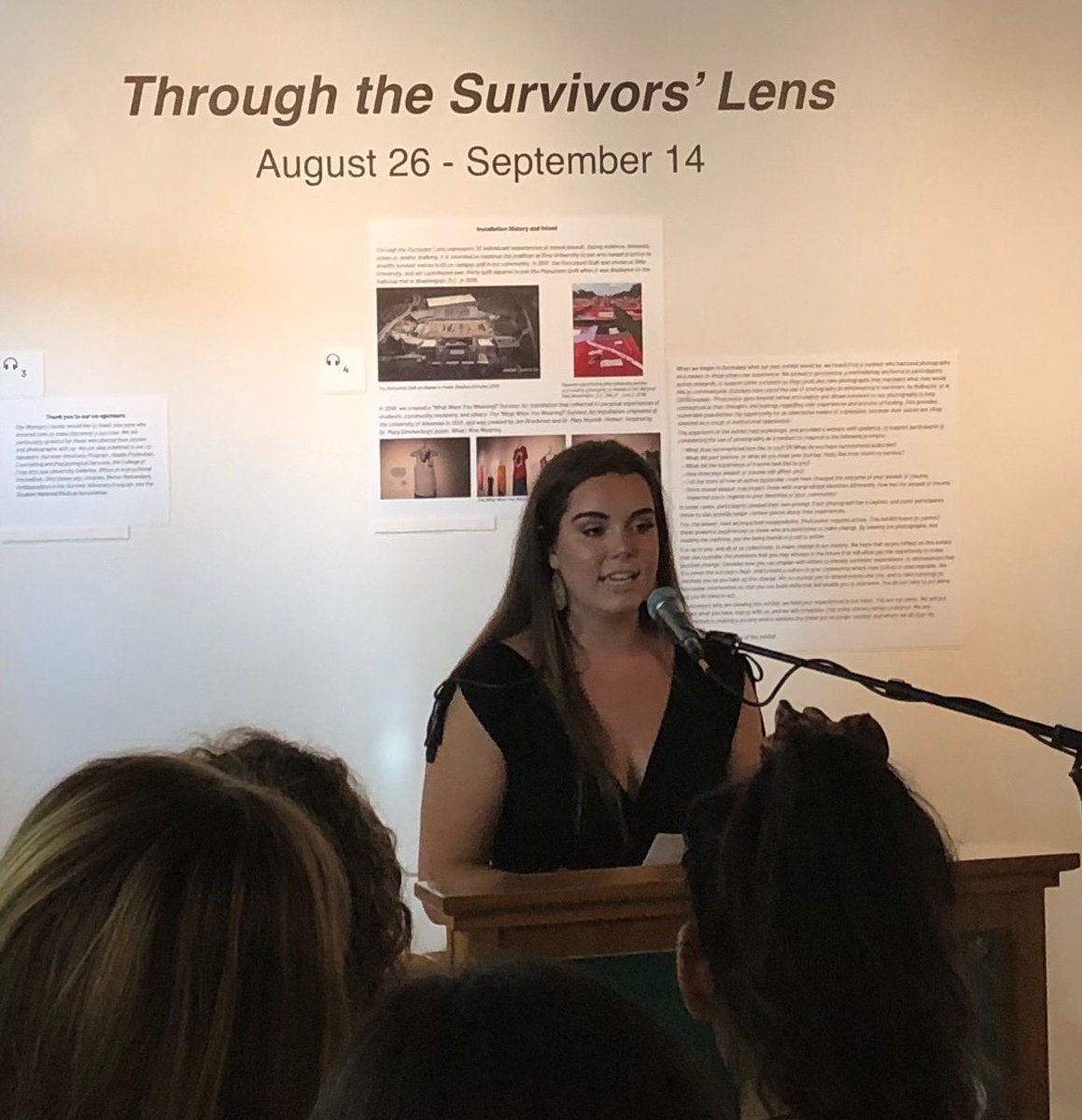 DrKenDO's tweet photo. Such an incredibly moving and powerful experience hearing Kate speak at Through the Survivor’s Lens event ⁦@ohiou⁩! “Survivors are persistent” and this exhibit so clearly helps me/us see! ⁦@OUHCOM⁩ ⁦@OUSAP⁩ https://t.co/QGRHM3bUwE