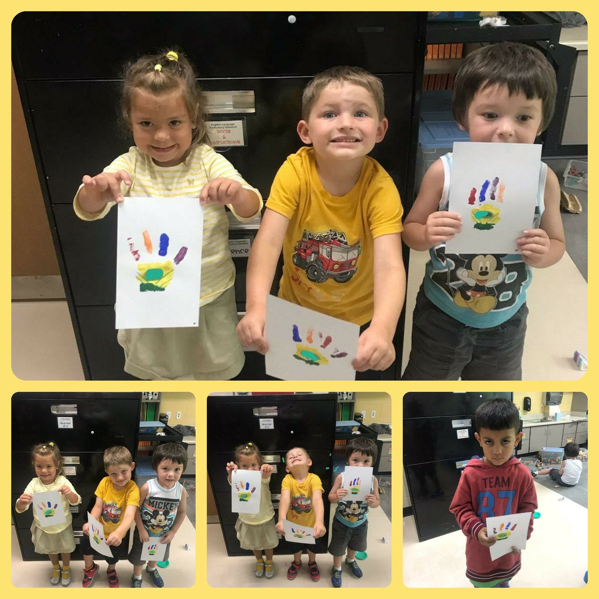 fmteducare's tweet photo. The Littles made handprint crayons in a box craft ๐๏ธ #TheLittles #WeMadeThis #SoVeryCute #ThanksMsMichelle #Wow #SeriouslyThisHadToTakeSuperPowersToCompleteOnHerOwn #WeBowToHer https://t.co/dyfQwKzp7m