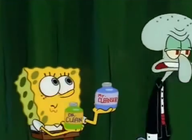 foxygrandpa62's tweet photo. should I use: Mr. Cleanser 
orrrrrrr 
Dr. Clean?

yes. https://t.co/4IQ9dbiv3b