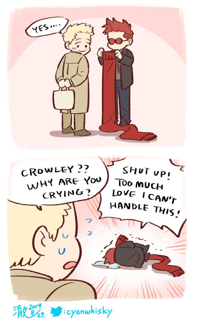 #Goodomens long long love? 
btw I have ko-fi???! https://t.co/IxH5H206Zg 