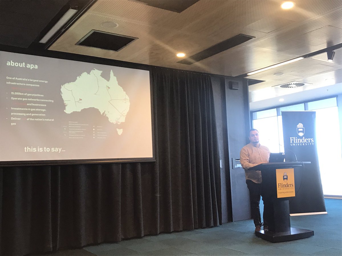 hayleymacd15's tweet photo. The journey into Robitic Process Automation..with Sorin Teleman from APA Group #leanhe #apagroup #cquni #flindersuniversity https://t.co/5VP0MSvyLL