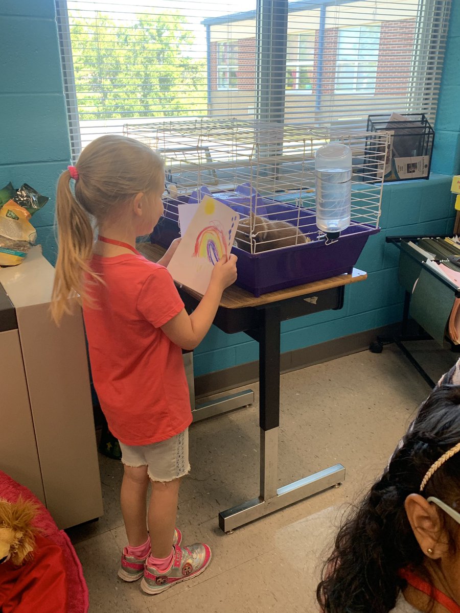 LostRiverElem's tweet photo. Kindergarten was filling buckets today! They even included Peggy Pigglesworth, our guinea pig!! https://t.co/k6EXvhVzYr