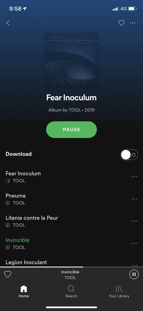blakegards's tweet photo. Today is a good day. #tool #fearinnoculum https://t.co/UnzwIOytuV