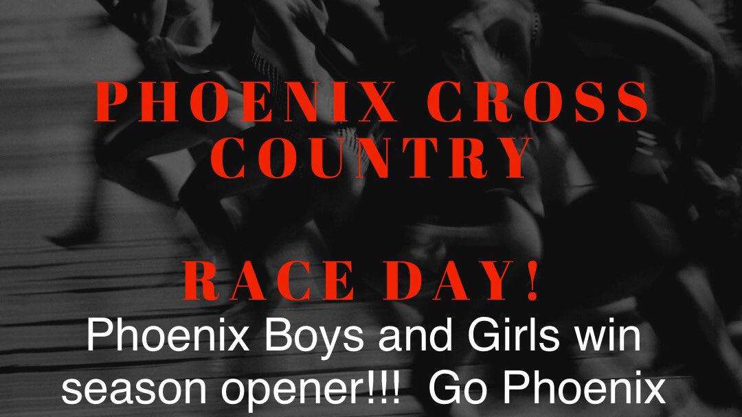 running_shs's tweet photo. Sonoraville Phoenix Cross Country team opened the season with a team win today from both the Boys and the Girls teams. Riley Triplett finished 1st overall in the Girls race and Nahum Trenti finished 2nd overall for the Boys. Great efforts from everyone on both teams. Go Phoenix! https://t.co/S4eGCw0VhN