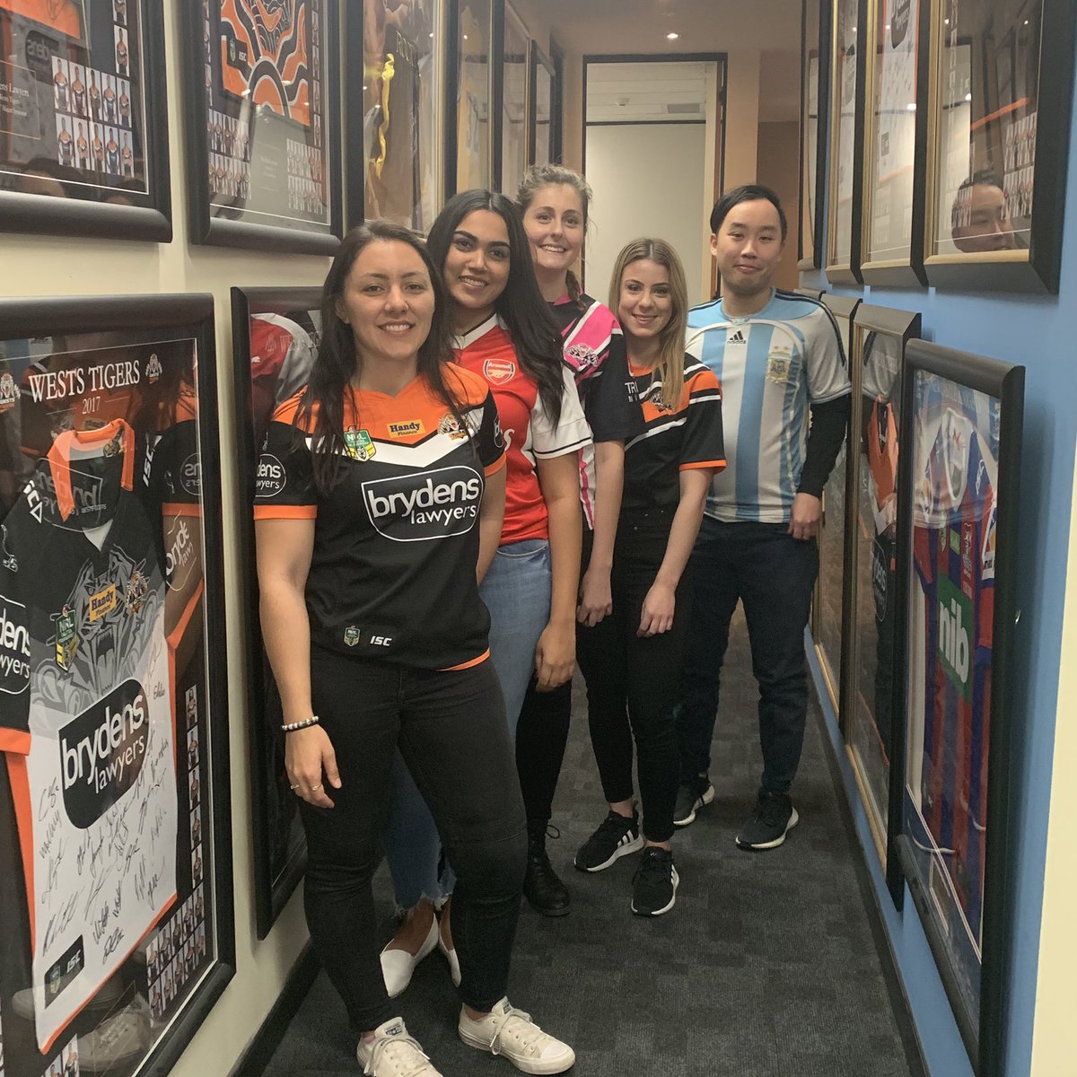 BrydensLawyers's tweet photo. Today at Brydens Lawyers- we are partaking in Jersey Day! Inspired by the story of Nathan Gremmo, Jersey Day seeks to raise awareness for both organ donation and the Donate Life network. #BrydensLawyersWEDO #WEDOSupport #JerseyDay https://t.co/MNyFHujBGP