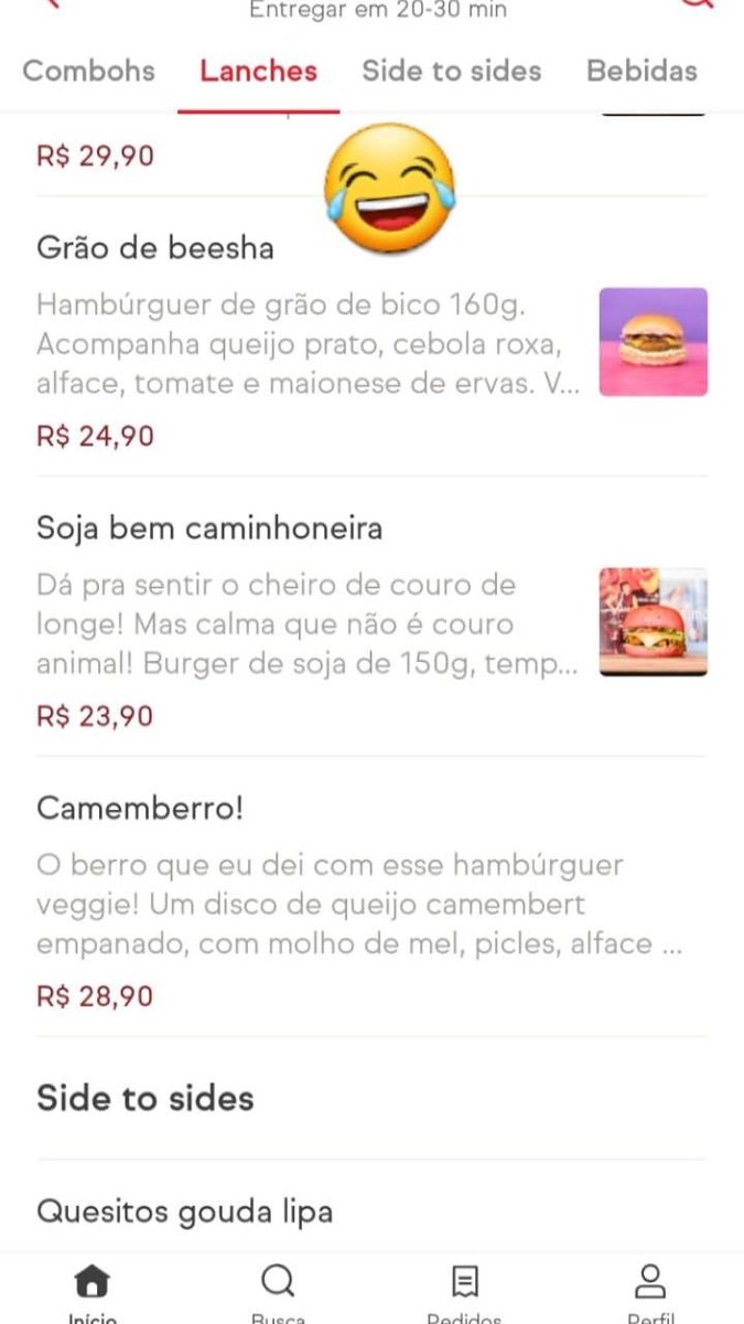 E essa hamburgueria gay que abriu aqui em São Paulo, gente?! Cata as descrições do menu. Amei! 🏳️‍🌈