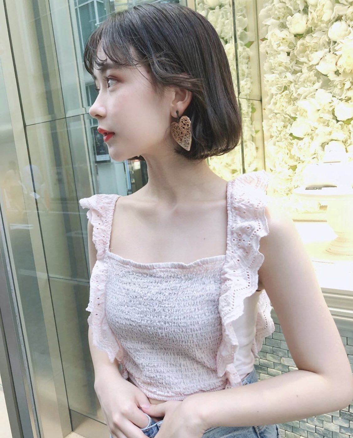 Milk 名前は分からないけどすごい可愛いサロンモデルさん見つけてテンション上がってます Milk 名前は分からないけどすごい可愛いサロンモデルさん見つけてテンション上がってます