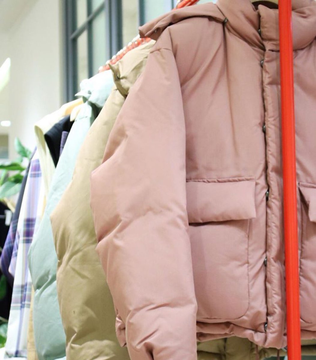 エバニュー LIGHT FINX POLYESTER DOWN JACKET ライトブラウン | www