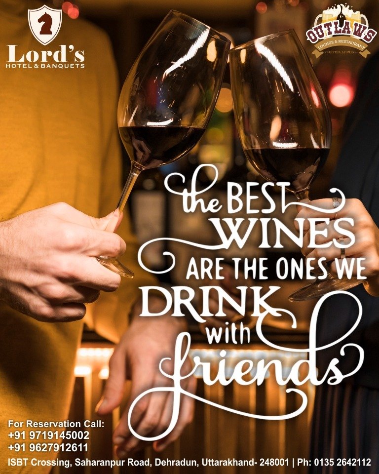 hotellordsdoon's tweet photo. Swoop into the week with your friends and mates at the people's place where we have wine waiting for you! #hotellords
#wine #winelover #winenight #winephoto #wineinstagram #winefun #winetime #winenot #wineoclock https://t.co/4H390N9cl1