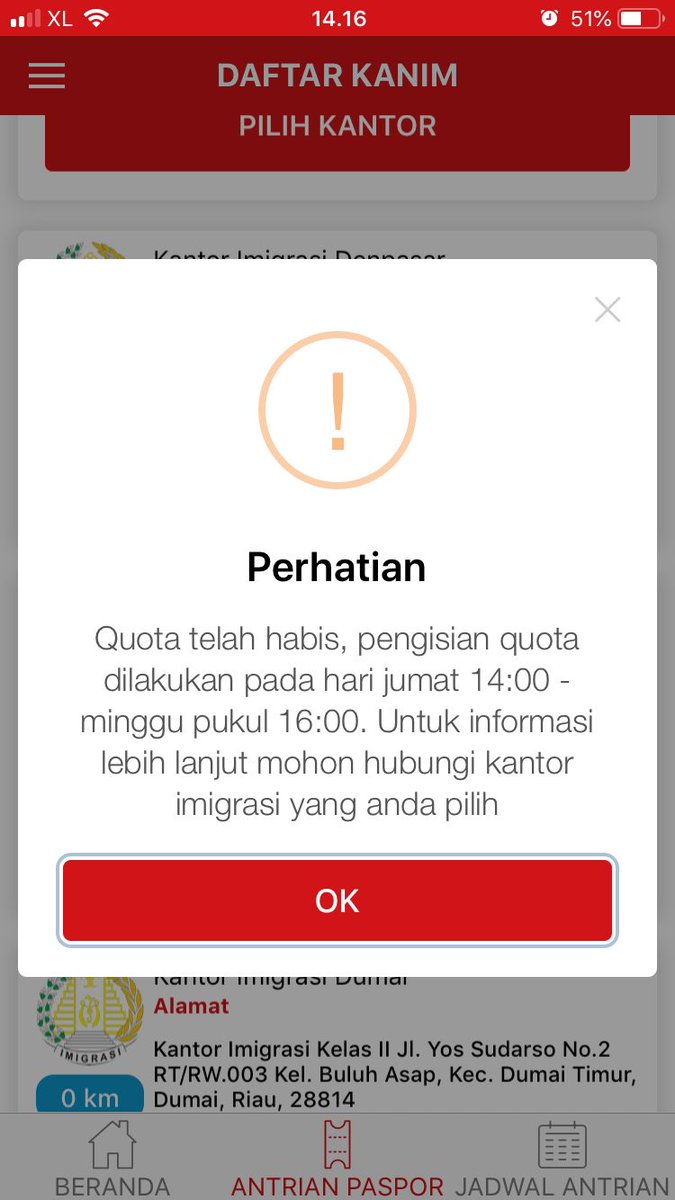 JENG-JENG-JENG. Kuota telah habis 🤣 Ini gimana ceritanya <a href="/ditjen_imigrasi/">Ditjen Imigrasi</a> #SulitnyaDaftarAntrianPasporOnline