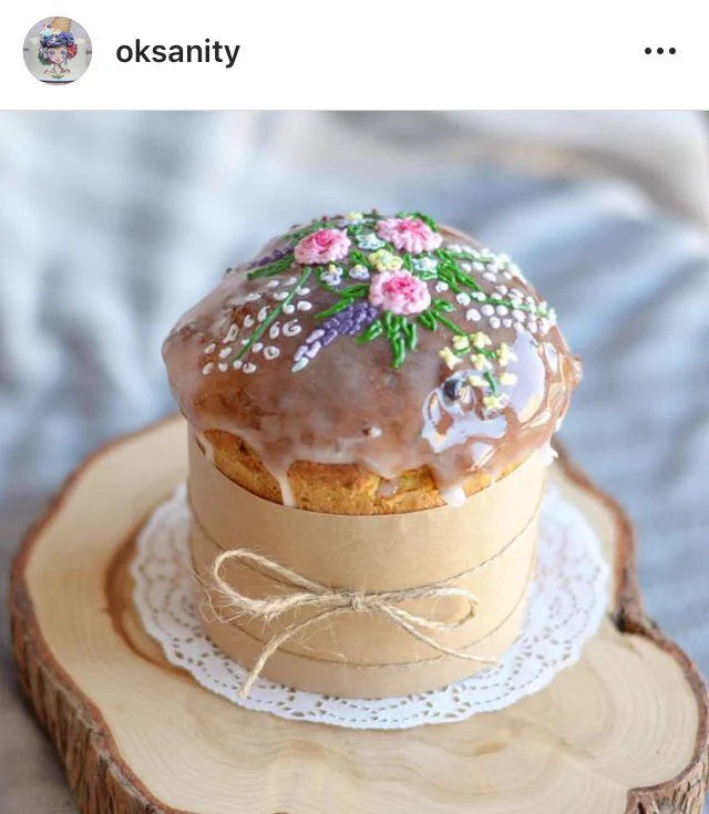 まるで刺繍のよう？ドット模様が描かれたロシアのスイーツ！