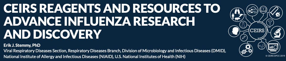 ceirsinfluenza's tweet photo. Visit our poster at @OptionsX19 in Singapore! Dr. Erik Stemmy will be presenting: CEIRS Reagents & Resources to Advance Influenza Research and Discovery (abstract ID 11789) tonight, 8/30/19, from 6-7:30 PM SGT
#OptionsX #ISIRV #globalconference #influenza #fluresearch #CEIRS https://t.co/gHKqWnxr0U