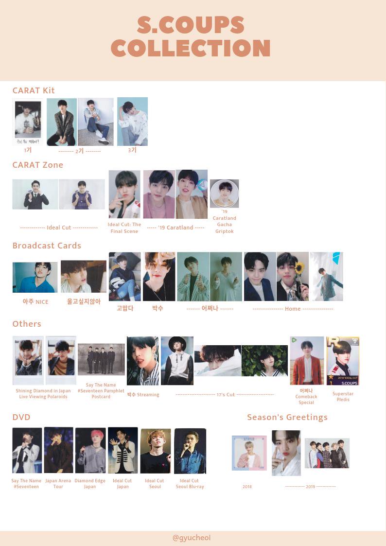(1) Scoups Photocard ListCr. On pict   #SEVENTEEN   #세븐틴   #포카   #세븐틴포카   #세븐틴포카리스트