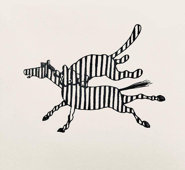 エイマ Eima No Twitter トラとシマウマ Tiger And Zebra イラスト アート 絵 画 イラストレーター デザイン イラストグラム ドローイング トラ シマウマ Illustration Illustrator Art Design Drawing Artist Painting Artwork Tiger Zebra