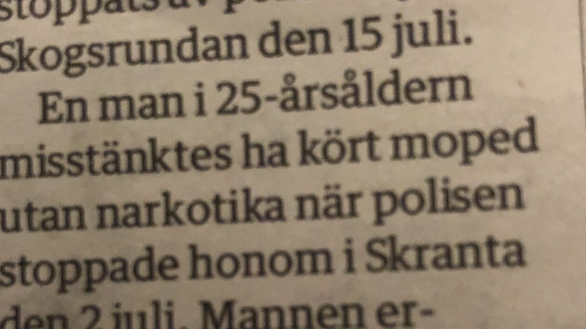 Nya regler för moped. 😳