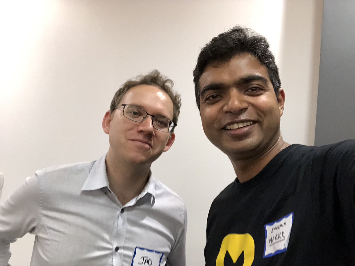 shachinb's tweet photo. Was good to connect today @Jadware ! My first meet-up event here in LA... thank you @ASU California Center! https://t.co/ildAjJiwkJ
