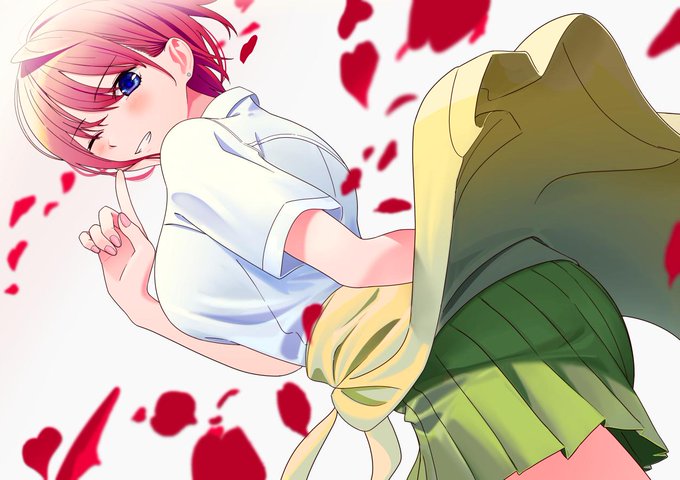 ぽりごん。/『8階の神話』5月25日発売さんがTwitterに投稿した中野一花(五等分の花嫁)のイラスト。