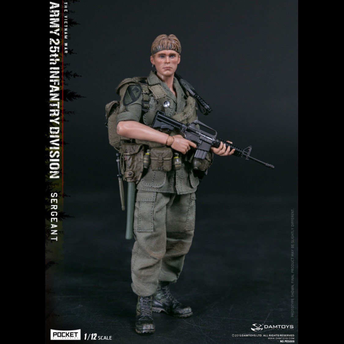 DAMTOYS : 1/12 POCKET ELITE SERIES： ARMY 25th Infantry Division