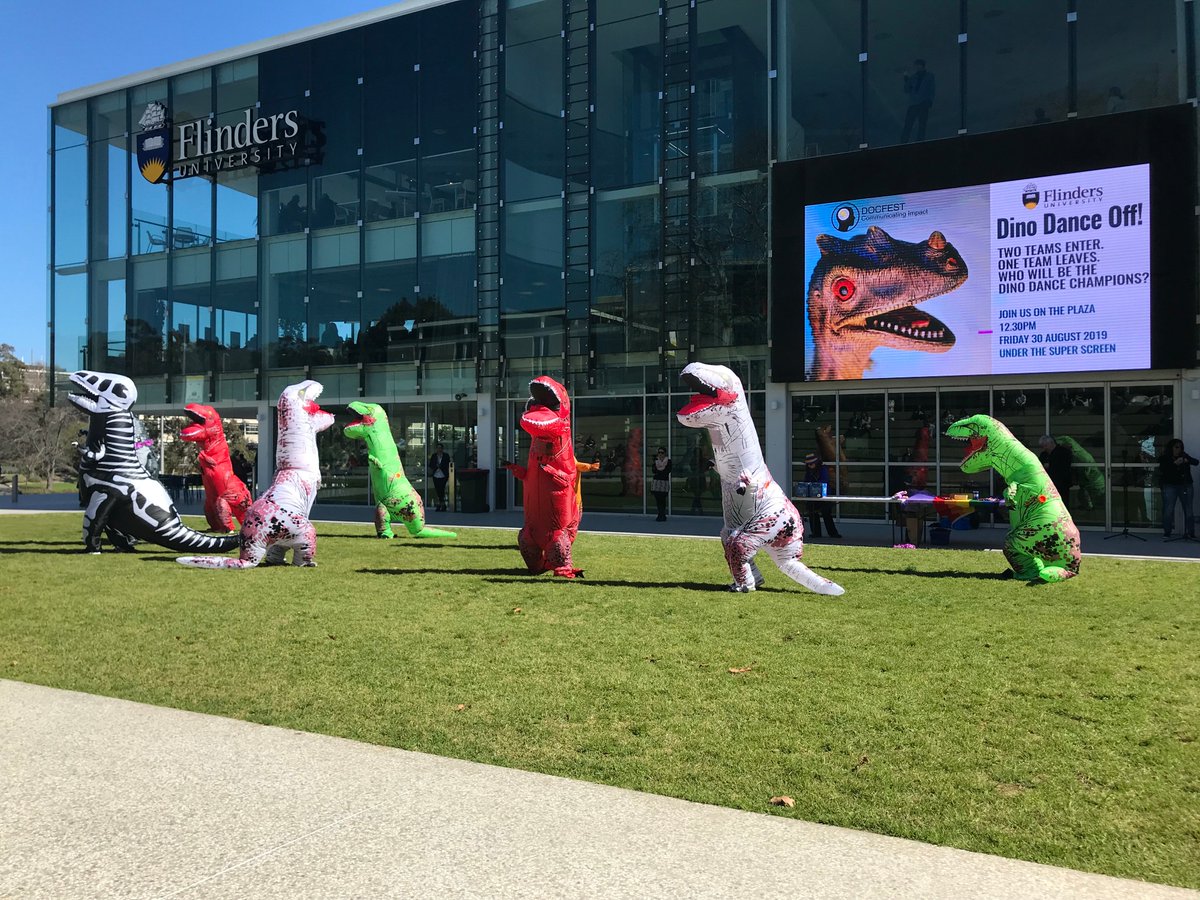 Physical activity on display at Dino Dance Off!