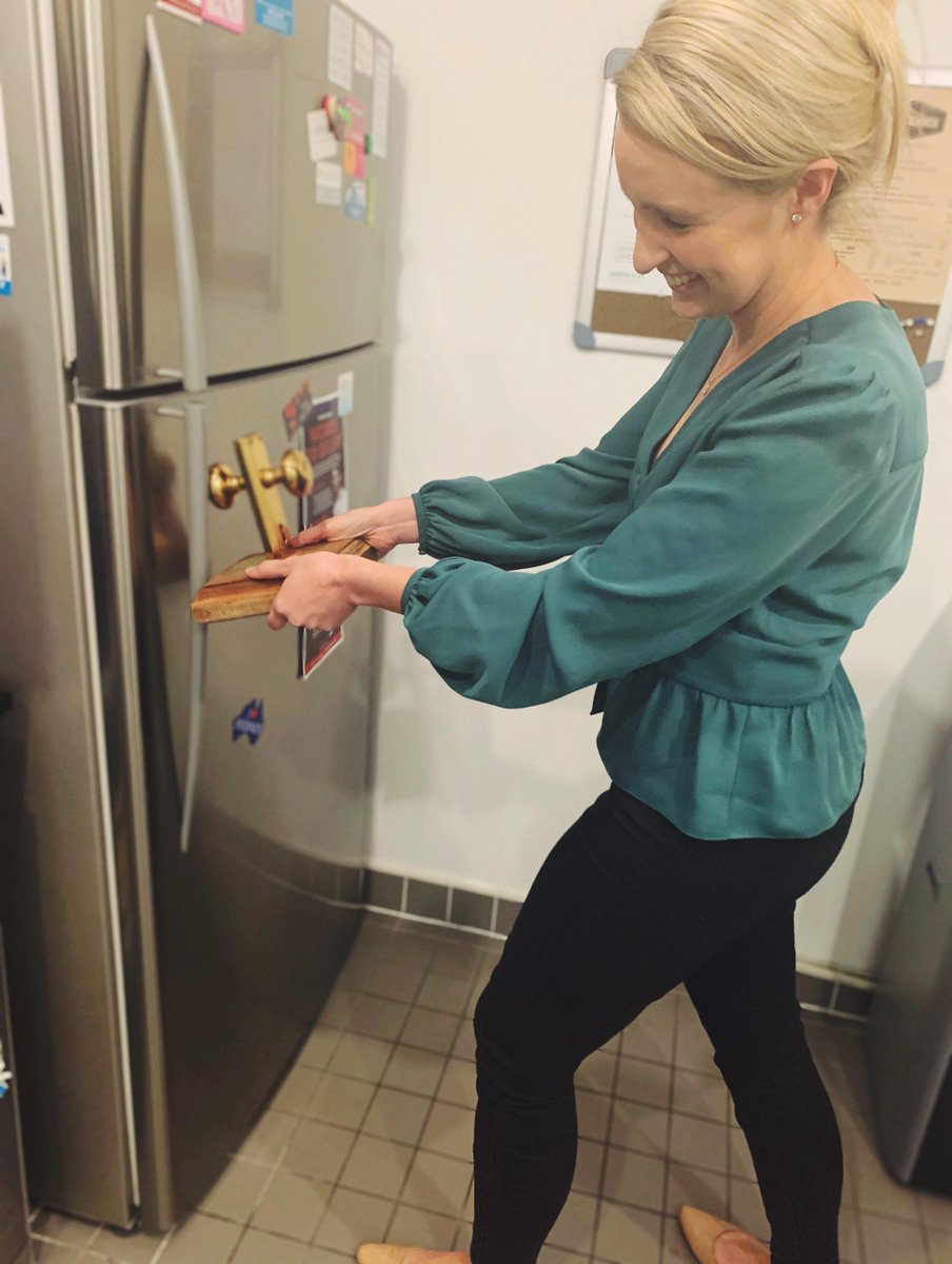 BIG KNOB award has been passed onto the awesome @wattsnextSarahwho is new to our @wattsnexthrteam and is certainly killing it! 
#bigknob #hrforthemodernworld #success #team 
<a href="/wattsnextBen/">Ben Watts</a> @wattsnextRecrt