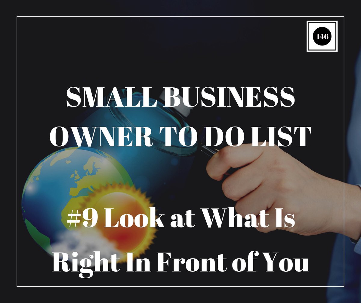 As basic as some of these may sound, I’ll bet money you’ve overlooked more than one of these to-do list items already.
What areas have you been procastinating about? 🤔
Sometime your greatest opportunities are right in front of your 👀 
#smallbusinessowners #strategicplanning