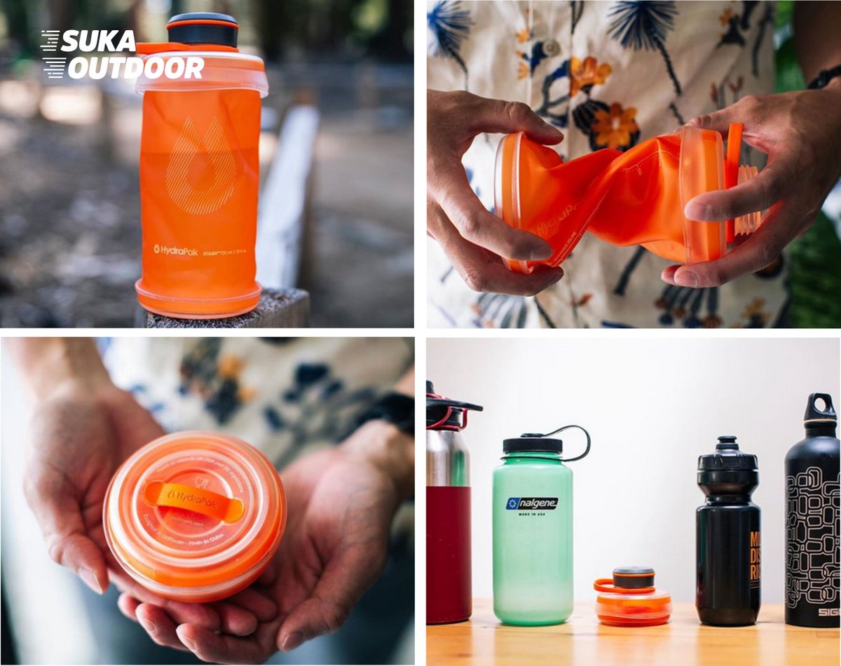Kuat, mudah dan lebih simpel untuk segala aktivitas. Collapsible Bottle pilihan utama sebagai tempat penyimpanan air yang sangat fleksibel, 50% lebih ringan dari botol biasa dan setelah kosong bisa di perkecil dan hemat tempat!

Info lebih lanjut : sukaoutdoor.com