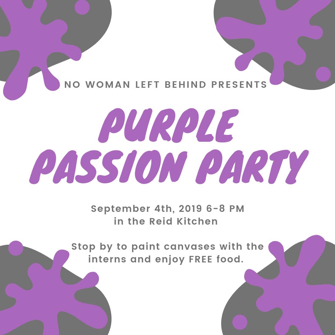 Join us next week to paint canvases, eat FREE food, and enjoy good conversation.