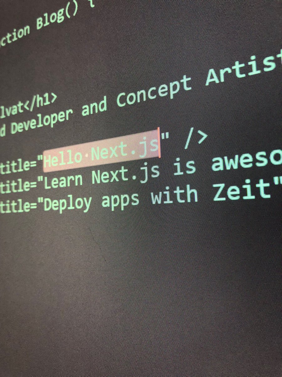juliosalvatjr's tweet image. #nextjs #Nodejs #dynamicpages