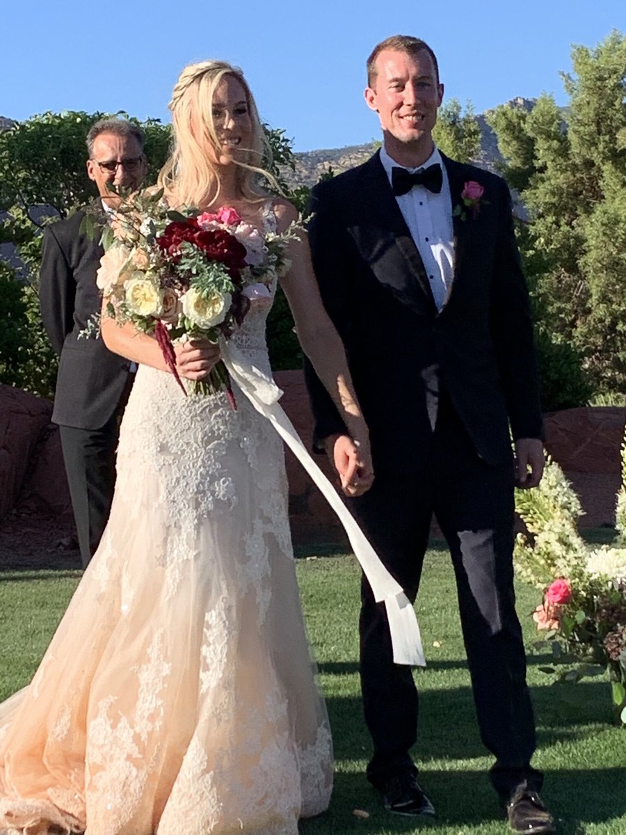 Beautiful summer wedding. It was a beautiful summer. #sedonaweddingflowers