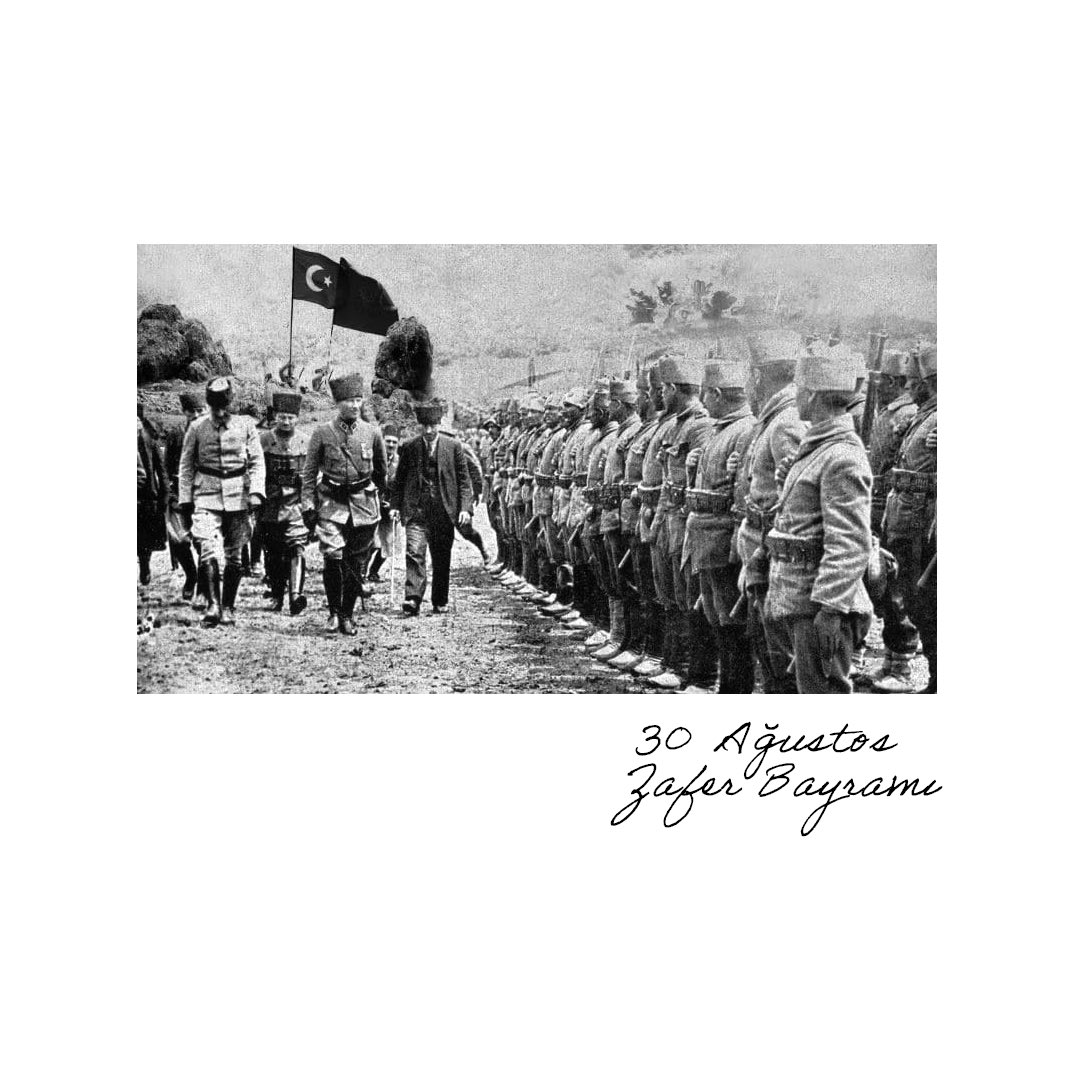 ‘’En iyi fertler kendinden ziyade mensup olduğu toplumu düşünen, onun varlığının ve mutluluğunun korunmasına hayatını veren insanlardır.“ Mustafa Kemal Atatürk🇹🇷
 30 Ağustos Zafer Bayramı’mız kutlu olsun!

#ZaferBayramı #30Ağustos #30AğustosZaferBayramı