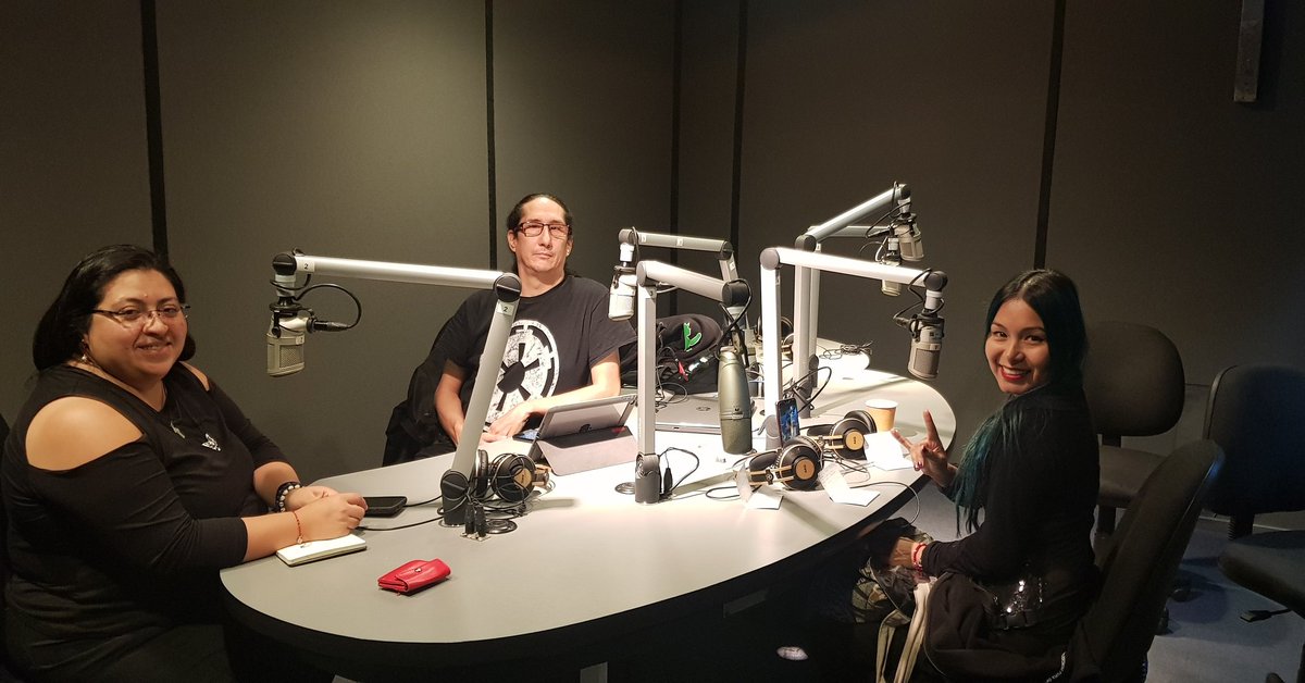 drivenoficial's tweet image. Ya está @lakorn_oficial en #carpenoctem en @radiounam en el 96.1 de FM, para platicar del #FemmeFataleFest 
#dragonflies #metal  #caos