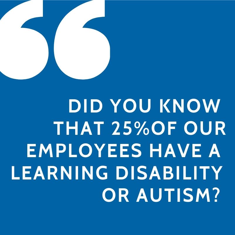 We're very proud of our employees, each bringing something valuable and unique to the team here at Sunnybank.

#LearningDisability #DisabilityConfidentEmployer