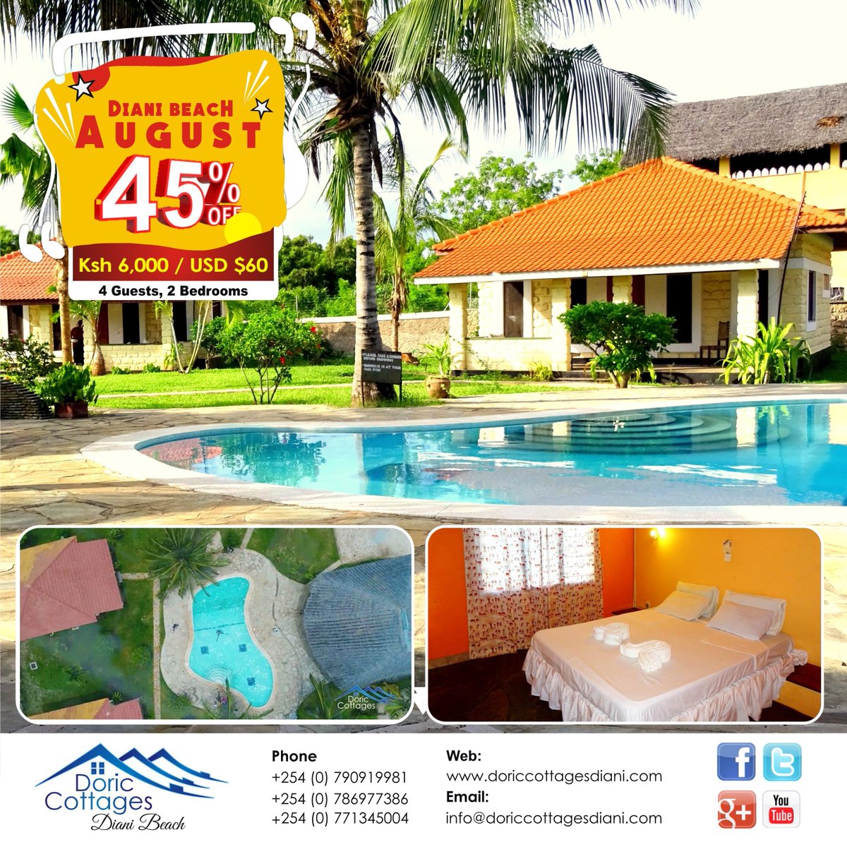 Doric Cottages Diani On Twitter Hurry Up Last Minute August