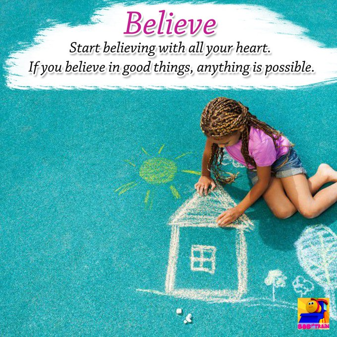 bobthetrain3's tweet photo. #Believe – Start #believing with all your #heart. If you believe in #goodthings, anything is #possible. https://t.co/t9FKDSYjzC