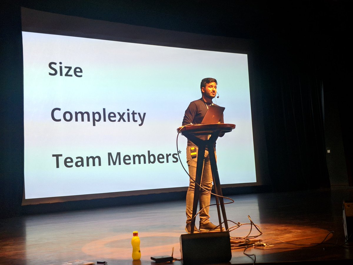 #funny, #informative. Talk about #enterpeise and #scalability by <a href="/_kunnnu/">Kunal Varma</a> at <a href="/jsfoo/">JSFoo</a> #VueDay