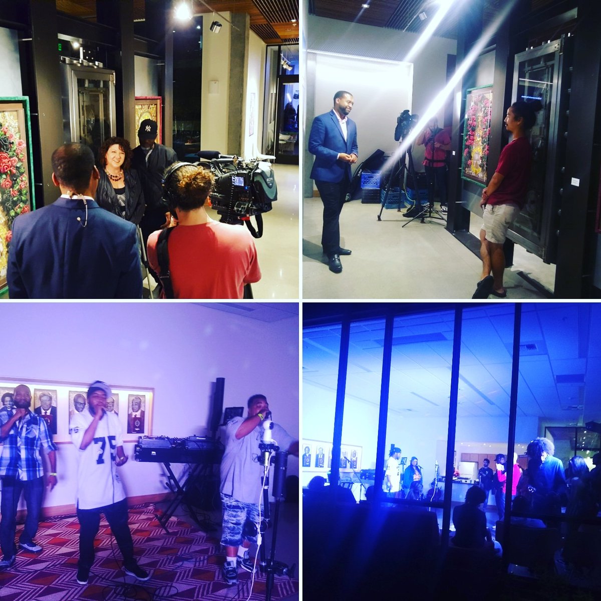 Hey check out <a href="/king5seattle/">KING 5 News</a> at 11 tonight! Like, now...

Thanks to @TonyBlackTV for coming out to Level R Events at #libertybankbuilding.

#community #livemusic #Seattle #weSEAyou #king5 <a href="/RocPhizzle/">ROC PHIZZLE the Producer</a> @dr_roctopus